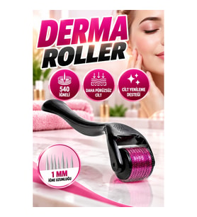 Dermaroller Titanyum 540 İğneli 1 Mm Mikro İğneli Cilt Bakım Roller