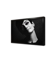 Audrey Hepburn Çerçeveli Mdf Tablo