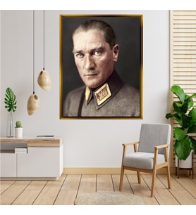 ÇERÇEVELİ ATATÜRK TABLO S704