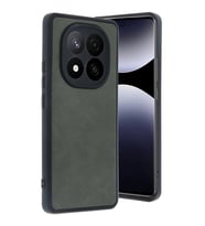 Note 14 4G Kılıf Aras Deri Kapak - Koyu Yeşil