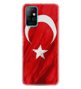 Infınıx Note 8 Kılıf Desenli Silikon Kılıf Şanlı Türk Bayrağı 4 1401