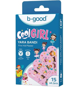 Cool Girl Kız Çocuk Yara Bandı 15'li