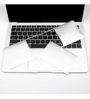 MacBook Air 13inc Touchpad Trackpad Koruyucu Stiker Guard A1932 A2179 A2337 (Gümüş)