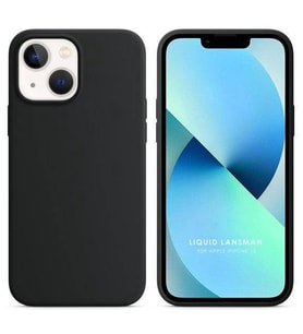 Apple iPhone 13 6.1'' Liquit Lansman Silikon Siyah