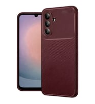 Samsung Galaxy A26 Kılıf Auto Focus Karbon Kapak - Bordo
