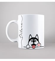 Sevimli Köpek Baskılı Kupa Kişiye Özel