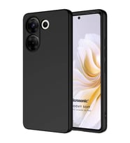 Microsonic TECNO Camon 20S Pro 5G Kılıf Groovy Soft Siyah (Siyah)