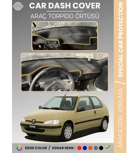 PEUGEOT 106 (1991-2003) Torpido Örtüsü Ön Göğüs Torpido Koruma Birebir Uyum Kaymaz Özel Kesim