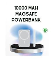 Mey İthalat® Kablosuz MagSafe Powerbank iPhone Uyumlu, 10000 mAh, Isı Dağılımlı