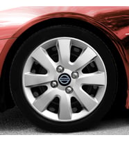 Nissan Micra 15 İnç Jant Kapağı Amblemli Gri 4'lü Set 127