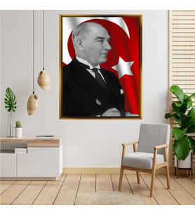 ÇERÇEVELİ ATATÜRK TABLO S528
