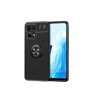 Oppo Reno 7 4G Uyumlu Kılıf Zore Ravel Silikon Kapak (Siyah)