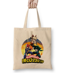 UA Students Midoriya Bakugou Todoroki Shoto 01 Bez Çanta Uzun Saplı