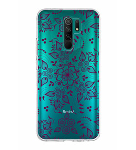 Xiaomi Redmi 9 Uyumlu Kapak Nostalji Desen Tasarımlı Şeffaf Silikon Kılıf