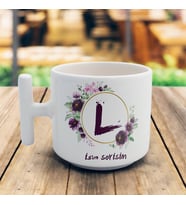 İsimli Latte Çay Nescafe Fincanı Kupası