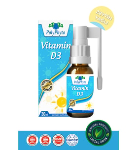 PolyPhyto Vitamin D3 30ml (Zeytinyağı İçerikli)