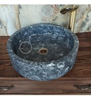 Uludağ Siyah Düz Tekerlek Lavabo