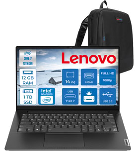Lenovo V14 Gen4 Iru Intel Core I7 13620H 12GB 1tb SSD Freedos Intel® UHD Graphics 14 Inç Fullhd Taşınabilir Bilgisayar 83A000GDTRF08 + Zetta Çanta