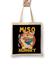 Cute Anime Dog Puppy Miso Hungry Pun Kawaii Bez Çanta Uzun Saplı