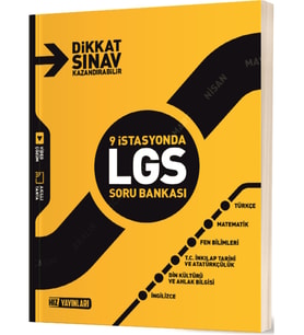 Hız Yayınları 8. Sınıf 9 İstasyonda Lgs Soru Bankası