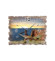 bilge Tasarım retro Duvar Saati 29 CM x 39CM (Karışık)