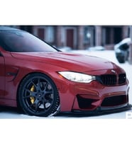 bmw f30 f80 ön tampon lip - plastik - parlak siyah