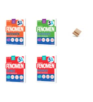 Fenomen 5. Sınıf Maarif 5A Matematik Fen Türkçe ve Paragraf 4lü Set Soru Bankası + Telefon Standı