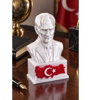 Atatürk ve Türkiye Dekoratif Biblo - 15cm