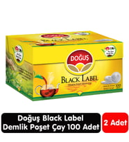 Doğuş Black Label Demlik Çay 100 Adet 2 Paket