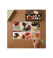 Tatlı Görseller - Çeşit Çeşit Tatlılar Tasarımı 240 parça Ahşap Puzzle Ahşap Kutuda MP01640