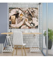 Dementia Art Dünya Haritası Dev Boyut Kanvas Tablo 100x150cm