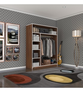 Kenzlife giysi dolabı necmettin 150*120*40 cvz gardırop