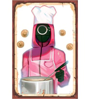 Hbb Squid Game Tasarım Ahşap Tablo