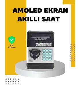 Çocuklar İçin Şifreli ATM Kasa Para Yutan Kumbara