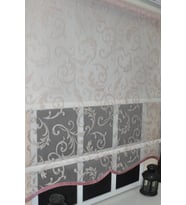 Çift Mekanizmalı Pembe Tül Stor Perde STB-130