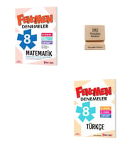 Fenomen LGS 8. Sınıf Matematik ve Türkçe Denemeleri + Telefon Standı