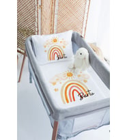%100 Delux Pamuk Isme Özel 70x120 Park Yatak Nevresim Takımı
