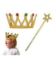 Prenses Tacı Seti Çocuk Boy  (Karışık)