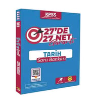 Tasarı Yayınları KPSS Tarih 27 de 27 Net Garanti Soru Bankası