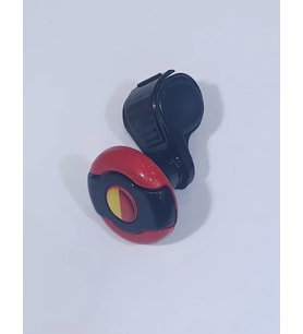 Kırmızı-Siyah Dönebilen Vites Topuzu Sarı Kırmızı Stickerlı