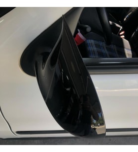Sts Oto Aksesuar Fiat Palio 2010-2012 Batman Yarasa Ayna Kapağı Piano Black ABS Plastik