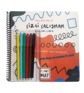 Akademi Çocuk Mini Set Çizgi Çalışmam Kalemli 1161