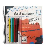 Akademi Çocuk Mini Set Çizgi Çalışmam Kalemli 1161