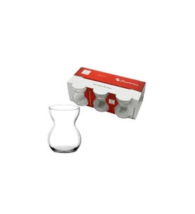 Paşabahçe 42841 Dantel Çay Bardağı 12 Adet (Renksiz)
