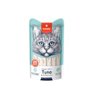 Wanpy Ton Balıklı Ve Morina Balıklı Krema Kedi Ödül Maması 14 Gr X 25'li Paket