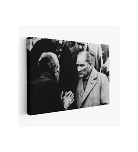 Atatürk Portre Tablosu Mustafa Kemal Atatürk Dekoratif Kanvas Tablo-FV-147