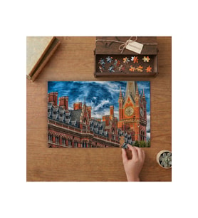 Big Ben Londra Kulesi Tasarımı 240 parça Ahşap Puzzle Ahşap Kutuda MP09912