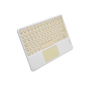 Mey İthalat® Touchpad Uyumlu Bluetooth Klavye Slim Kablosuz Wifi Q Klavye