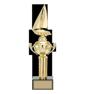 ODAK KUPA - Figürlü Kupalar - Yelken Figürlü Kupalar FG-048 C - 41 cm
