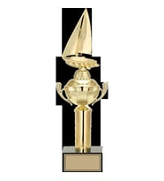 ODAK KUPA - Figürlü Kupalar - Yelken Figürlü Kupalar FG-048 C - 41 cm
